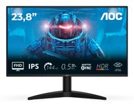 AOC Monitor 24B36X, 23.8", Full HD, LED, crni